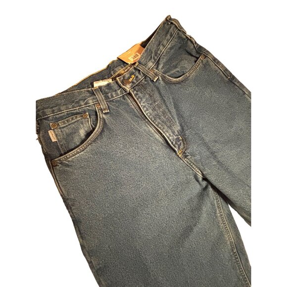 Carhartt NWT Mens Blue Denim Relaxed Fit Flannel Lined Jeans Size 50x32 - Picture 6 of 11